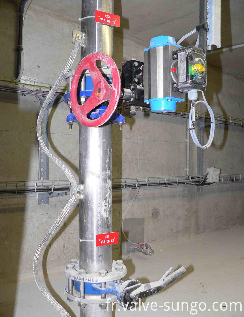 Cast Iron Telescopic valve application Cast Iron Telescopic valve application